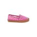 Dolce & Gabbana Flats: Slip-on Platform Boho Chic Pink Shoes - Women's Size 38 - Almond Toe