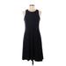 Athleta Casual Dress - A-Line: Black Solid Dresses - Women's Size Medium