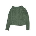 Blank NYC Faux Leather Jacket: Green Print Jackets & Outerwear - Kids Boy's Size Medium