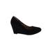 Bella Marie Wedges: Black Shoes - Women's Size 8