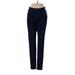 Simply Vera Vera Wang Casual Pants - Mid/Reg Rise: Blue Bottoms - Women's Size Small