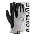 Reis R-Cut5-Ni_9 Level5 Schutzhandschuhe, Schwarz-Weiß-Schwarz, 9 Größe, 12 Stück