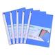 folders for documents,Plastic Wallets Folders,Lever Arch File Binder,Report Covers 10 Pack of A4 and Letter Size Rotating Folder Thickened Drawbar Report Folder Creative Resume Folder Data Folder File