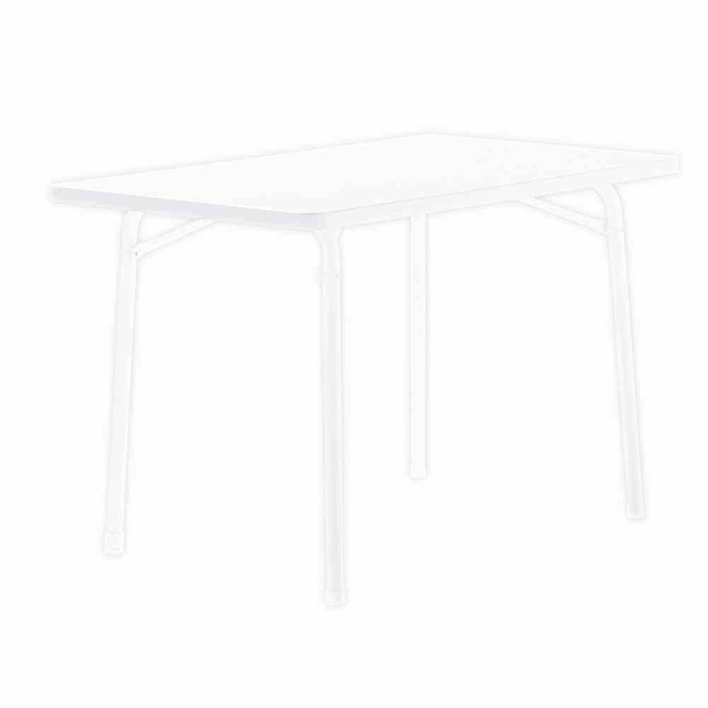SIEGER 120/ Klapptisch, 115x70 cm, weiß, U-Bügel Gestell Image