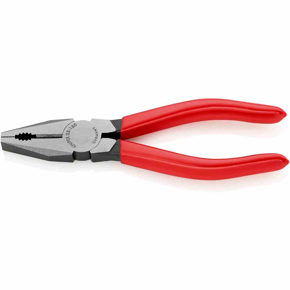 KNIPEX Kombizange, 160mm, Vorstehende Schneide, Isoliert, 1-Komponenten Image