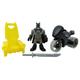 Replacement Wayne Figure, Bat Cycle, Sword and Throne for Fisher-Price Imaginext DC Super Friends Wayne Manor Batcave Playset - FMX63