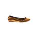 J.Crew Flats: Gold Shoes - Women's Size 8 1/2 - Round Toe