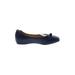 Dream Pairs Flats: Slip On Wedge Casual Blue Print Shoes - Women's Size 10 - Round Toe