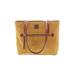 Dooney & Bourke Leather Shoulder Bag: Tan Bags