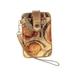 Lodis Wristlet: Gold Snake Print Bags