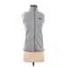 Patagonia Vest: Short Gray Jackets & Outerwear - Women's Size X-Small