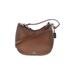 Coach Leather Satchel: Pebbled Brown Print Bags