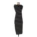 Ted Baker London Casual Dress - Sheath High Neck Sleeveless: Black Print Dresses - Women's Size 4