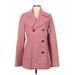 Old Navy Coat: Mid-Length Pink Print Jackets & Outerwear - Women's Size Medium
