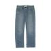 Denizen from Levi's Jeggings - Elastic Straight Leg Elastic Waist: Blue Bottoms - Kids Girl's Size 12 - Medium Wash