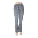 Gap Jeans - Low Rise Boot Cut Boot Cut: Gray Bottoms - Women's Size 28 - Medium Wash