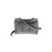 Cole Haan Leather Crossbody Bag: Pebbled Gray Solid Bags
