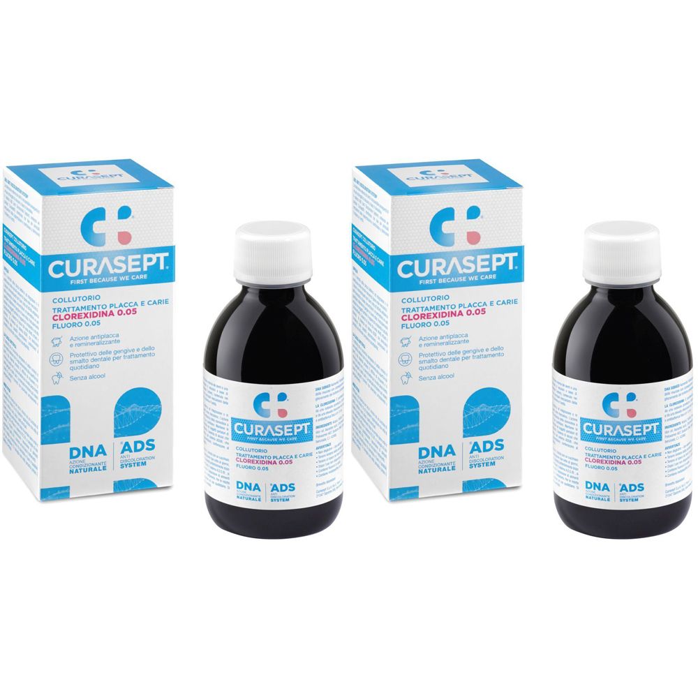 CURASEPT Collutorio Clorexidina 0.05 2x200 ml