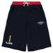 "Men's Majestic Zion Williamson Navy New Orleans Pelicans Big & Tall French Terry Name Number Shorts"