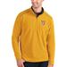 "Men's Antigua Gold Golden State Warriors NBA 75th Anniversary Glacier Quarter-Zip Pullover Jacket"