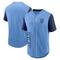 Maillot de baseball Fanatics bleu clair New York City FC Balance Fashion pour hommes