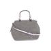 Calvin Klein Satchel: Embossed Gray Print Bags