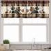 Ambesonne Autumn Leaves Window Valance Fall Season Leafy Art 54"x18" Khaki Maroon Olive Green, Polyester | 18 H x 54 W in | Wayfair