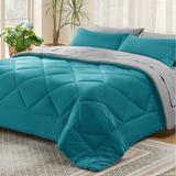 King Size Comforter Set, 7 Pieces King Bed in a Bag, Bed Sets with Comforters, Sheets, Pillowcases & Shams, King Bedding Set