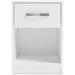 Signature Design by Ashley Flannia Nightstand Wood in White | 22.13 H x 19.63 W x 14.93 D in | Wayfair EB3477-291