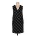 Rag & Bone Casual Dress - Shift V-Neck Sleeveless: Black Dresses - Women's Size 4
