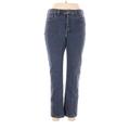 Lee Jeans - Low Rise: Blue Bottoms - Women's Size 14 Petite - Stonewash