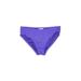 Anne Cole Swimsuit Bottoms: Purple Solid Swimwear - Women's Size Small