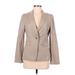 Banana Republic Blazer Jacket: Below Hip Tan Solid Jackets & Outerwear - Women's Size 6