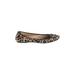 Talbots Flats: Brown Leopard Print Shoes - Women's Size 8 1/2 - Round Toe