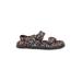 Steve Madden Sandals: Black Shoes - Women's Size 8 1/2 - Round Toe