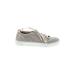 Nina Sneakers: Gray Color Block Shoes - Women's Size 7 - Round Toe