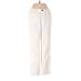 J.Crew Factory Store Khaki Pant Straight Leg Boyfriend: Ivory Print Bottoms - Women's Size 00