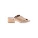 Vince. Mule/Clog: Tan Print Shoes - Women's Size 8 1/2 - Open Toe