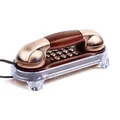 Kleines Trimline schnur gebundenes Telefon antikes Mini-Retro-Wandte lefon mit leichtem