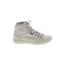 Ecco Sneakers: White Solid Shoes - Women's Size 7 - Round Toe