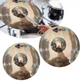 8 10-Zoll-Trommel Messing Becken Percussion Splash Crash Hi-Hat Jazz Drum Becken Musik instrument