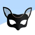 Frau Mesh Filz Maske schwarz Maskerade Maske Frauen tanzen Cosplay Kostüm Party DIY Maske Halloween