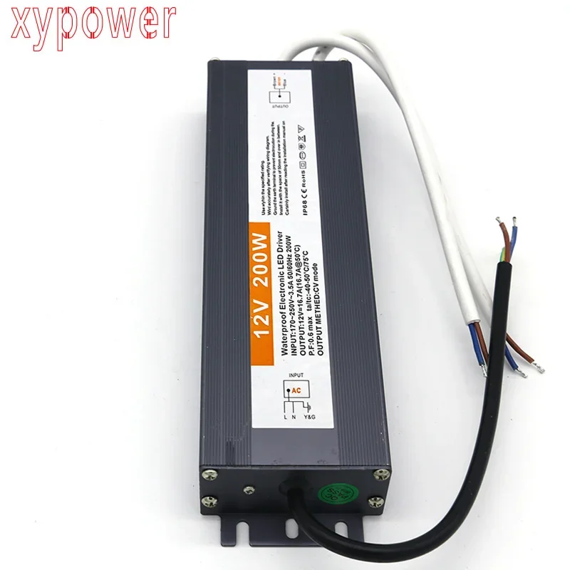 WA DC 24V 12V 36V 48V IP68 67 Wasserdichtes Schaltnetzteil 400W 350W 300W 250W 200W 16A 12A 11A 10A 9A AC 110V - 220V SMPS Image