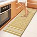 Kitchen Mat - Prep & Savour Woven Cotton Anti-Fatigue Kitchen Runners Mats: Non-Slip Support For Culinary Comfort - 18X48 Inches | Wayfair