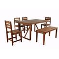 Millwood Pines Wood Outdoor Table & Chair Set | Wayfair FF91831888ED48C8A9EA790513E53CE2
