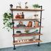 Williston Forge Versatile 5-Tier Industrial Wall Mounted Ladder Shelf - Heavy Duty, Antique Style, Perfect For Home Or Office Storage | Wayfair