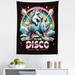 Winston Porter Funny Unicorn to the Disco Colorful Black Multicolor, Microfiber | 28" H x 23" W | Wayfair 078BA37181FB44FBA2FF05D957278A8F