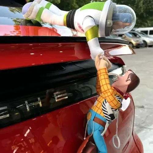 Spielzeug Geschichte Sherif Woody Buzz Light year Auto puppen 45cm Plüschtiere außerhalb hängen