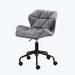 Ivy Bronx Tufted Adjustable Swivel Office Chair, Metal | Wayfair 0DCF04C0F7A24BA0B7EE338B719B1026