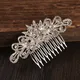 Kristall blume Haarkamm Clip Haarnadel für Frauen Braut Strass Braut Hochzeit Haarschmuck Schmuck